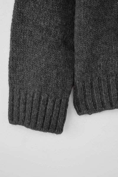 Trendyol Collection Πλεκτό πουλόβερ με μαλακή υφή Anthracite TWOAW26KZ00073