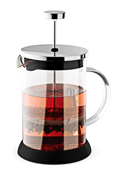 Berlinger Haus Premium Glass French press for tea and coffee 800 ml stainless steel borosilicate glass