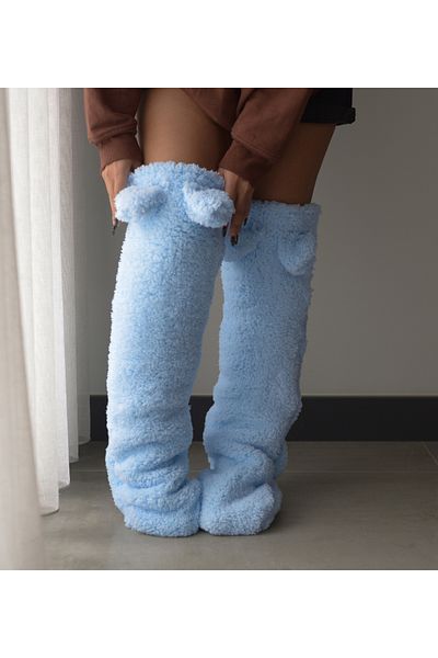 Özgüner Oyuncak Pabtex Long over Knee Warm Plush Soft Socks