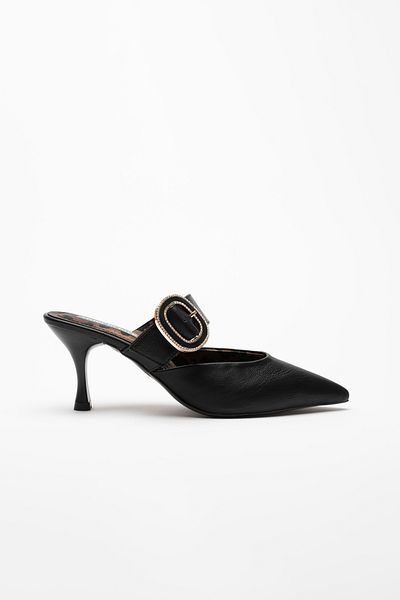 Sister in Love Debora Stone Detailed High Heel Women's Slippers Shoes