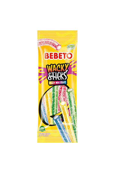 BEBETO Wacky Sticks Fizzy 75 G