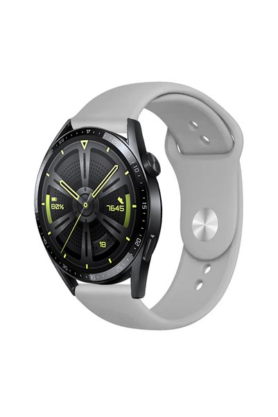 Tagomoon Huawei Watch Gt 3 46mm Uyumlu Yumuşak Dokulu Silikon Kordon Kayış
