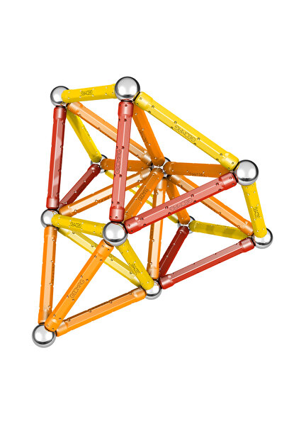 GEOMAG ألعاب بناء مغناطيسية متوهجة بالألوان، 64 قطعة