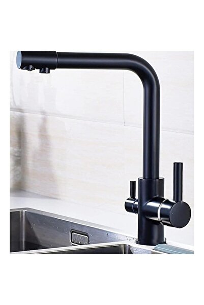 VENİTA Venita Siyah Arıtmalı Batarya 3 Yollu Çift Çıkışlı