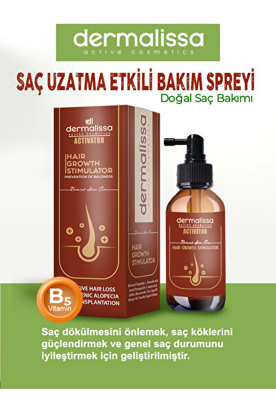 all about skin derma lissa dermo cosmetics Saç Uzatma Etkili Bakım Spreyi 100...