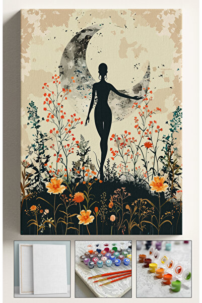 Corvo Sayılarla Boyama Çerçeveli Hobi Seti Numaralı Tuval Fırça Boya Dahil Ka...