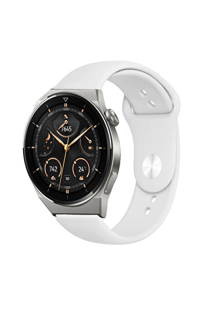 Tagomoon Huawei Watch Gt3 Pro 46mm Uyumlu Kordon Yumuşak Dokulu Esnek Silikon...