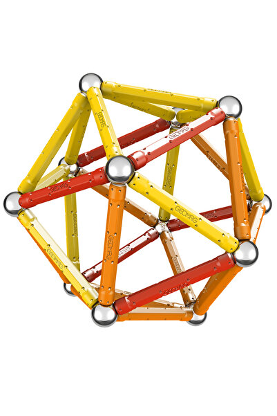 GEOMAG ألعاب بناء مغناطيسية متوهجة بالألوان، 64 قطعة
