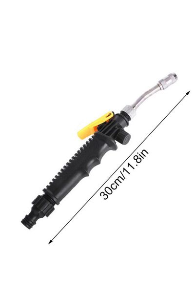 TechTic 30cm Bahçe Sulama Yüksek Basınçlı Su Tabancası Oto Yıkama Ve Sulama Püskürtme Tabancası