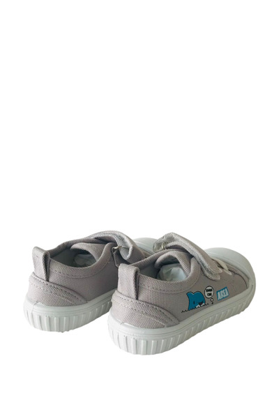 Stella Pendenza Gri Kids Çocuk Unisex Sneakers Spor Ayakkabı Cırtlı Bağcıklı KP-9502
