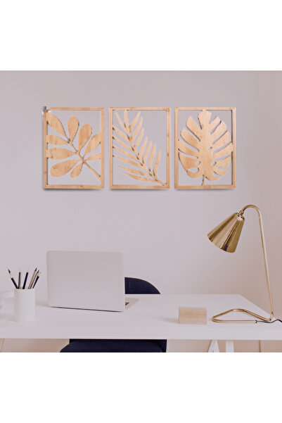 Vigo Wood Tablou din lemn Vigowood din 3 piese