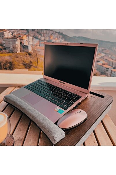 Vigo Wood Taşınabilir Minderli Laptop Notebook, Tablet Ve Telefon Bölmeli, Yatak Ve Kucak Sehpası-LS011