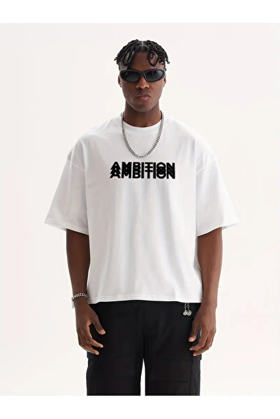 aynewmoda Berserk Ambition Printed Round Neck Long Sleeve T-Shirt with Cartoon Print