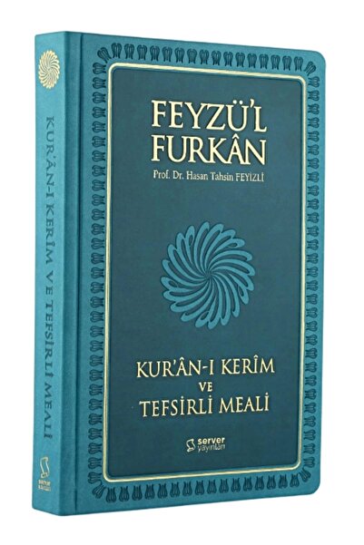 Server Yayınları Feyzü'l Furkan Kuranı Kerim Ve Tefsirli Meali Turkuaz(BÜYÜK BOY-KURAN-I KERİM VE MEAL-CİLTLİ)