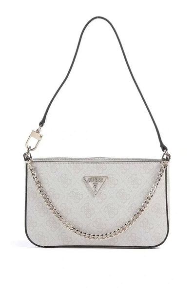 Guess NOELLE MINI TOP ZIP SHOULDER Dámská modrá mini taška HWBG7879720-BNN
