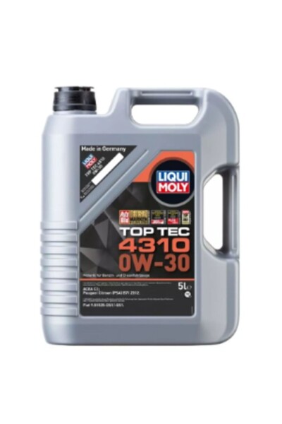 Liqui Moly Top Tec 4310 0W-30 Motor Yağı (5 Litre)