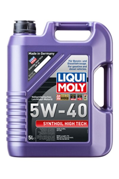 Liqui Moly Synthoil High Tech 5W-40 Motor Yağı (5 Litre)