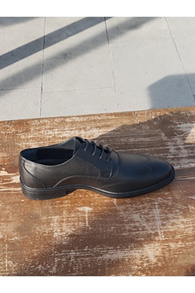 LİCCAS Чоловічі зимові черевики з натуральної шкіри, гумовою підошвою та нековзною підошвою, на шнурівці