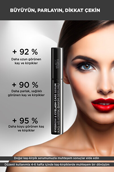 LAST TOUCH Kaş ve Kirpik Bakım Serumu, Besleyici ve Güçlendirici 8 ML ( Kolajen, Keratin, Biotin )