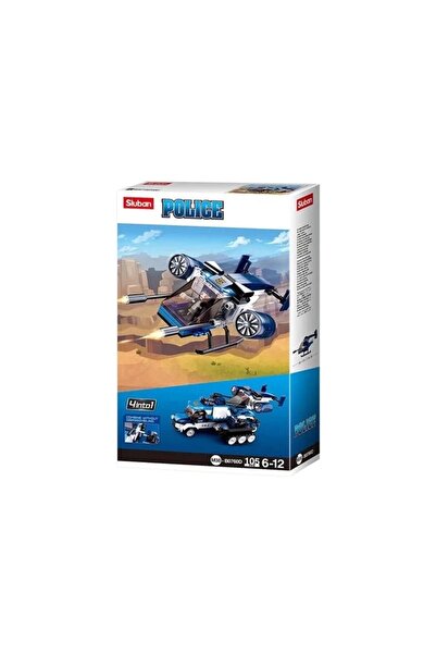 Sluban Yapı Oyuncak 105 Parça Polis Serisi 4