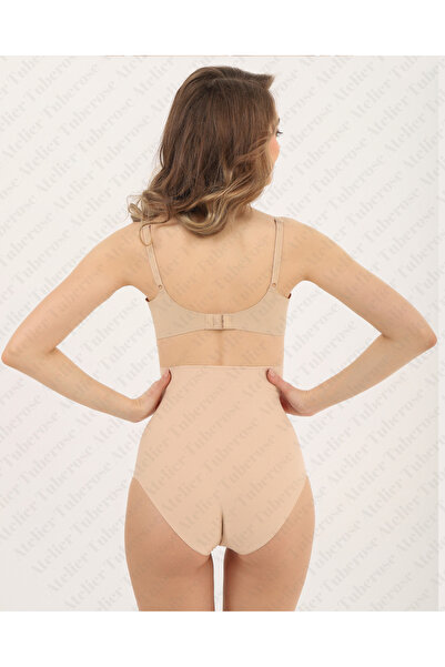 Atelier Tuberose Women's Black High Waist Gathering Corset Panties Size 1 Reducing / Gathering