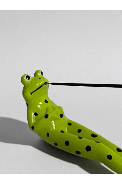 Şirin Hediyelik Benekli Kurbağa Çubuk Tütsülük