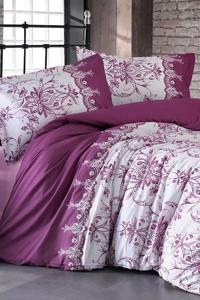 ŞENER HOME Clasy Ranforce Duvet Cover Set Single - Diva V2