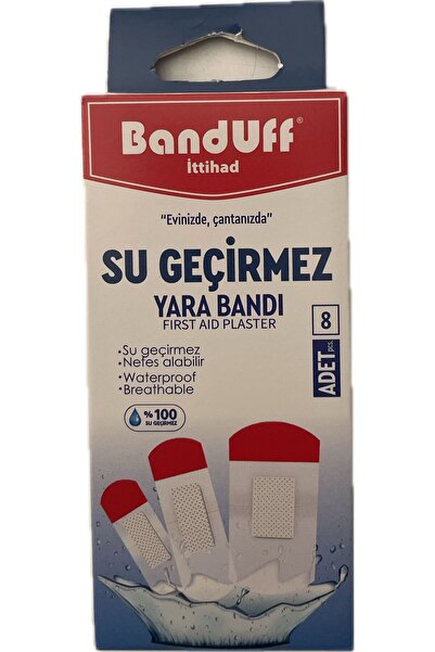 banduff SU GEÇİRMEZ YARA BANDI 8Lİ 2paket