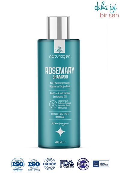 Naturagen Rosemary Intensive Care Shampoo Anti-Shedding Helps Fast Growth