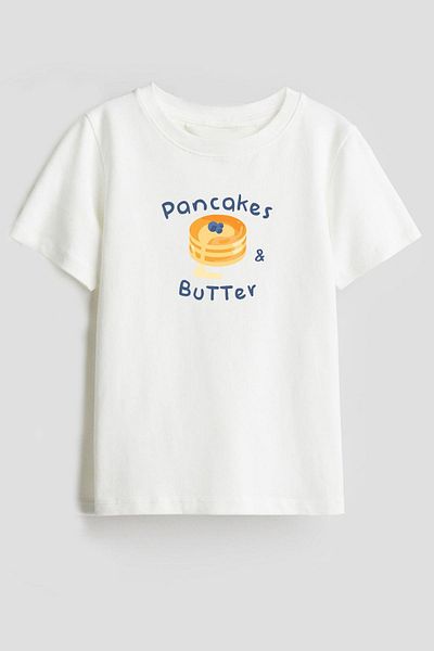 Monila Unisex Kids Cotton Printed Crew Neck Short Sleeve T-Shirt