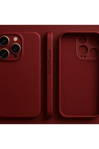 halkhouse iPhone 13 Pro Kılıf İçi Kadife Kamera Korumalı Mara Lansman Silikon...