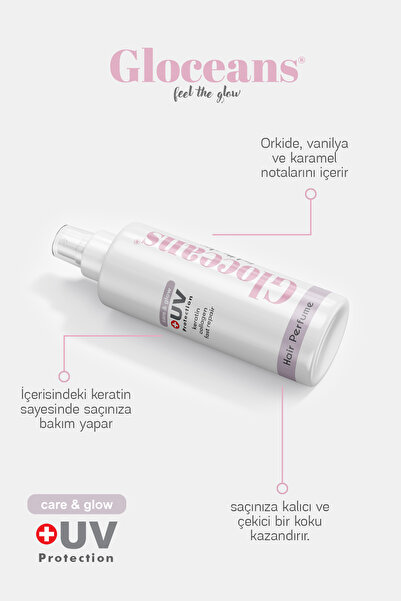 gloceans feel the glow Care&glow Saç Parfümü