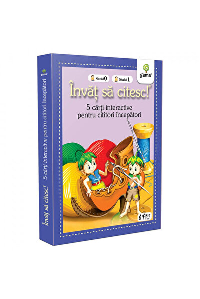 Gama Pachet pentru copii, Învățarea lecturii pentru cititori începători, 5-7 ...
