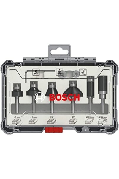 Bosch Pro Freze Set 6lı Karışık 8 Mm