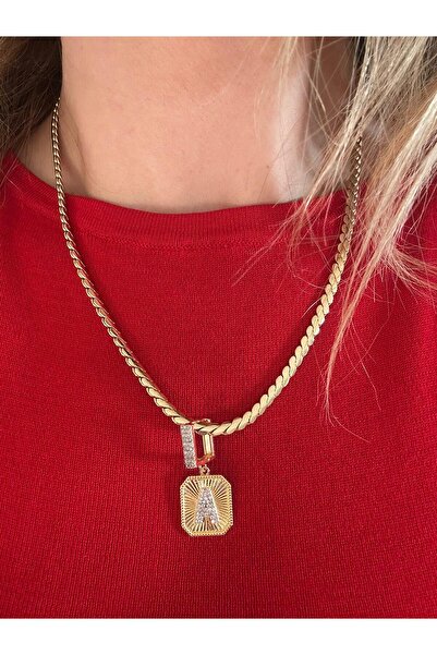 SELISYAJEWELRY Charm Taşlı A Harfi