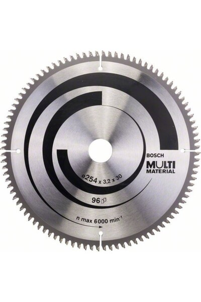 Bosch - Standard For Serisi Çoklu Malzeme Için Daire Testere Bıçağı 254*30 Mm 96 Diş