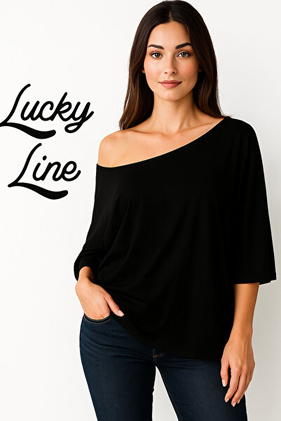 Lucky Line Άνετη γυναικεία μπλούζα βισκόζης - Casual Ανοιξιάτικο Καλοκαίρι