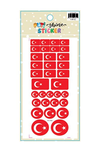 Puti SHINE STICKER - TURK BAYRAGI