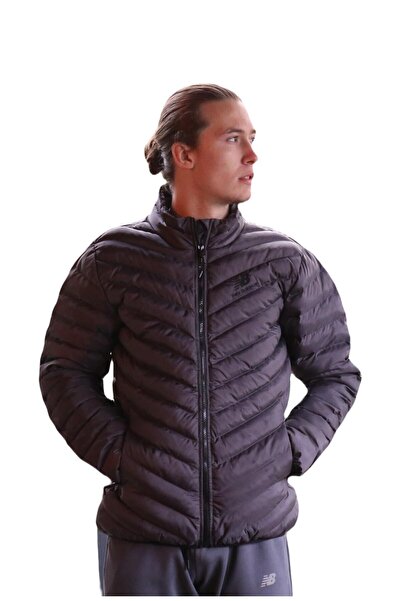 New Balance Mnj3232 Bk Ανδρικό Puffer Puffer Μπουφάν Μαύρο V4