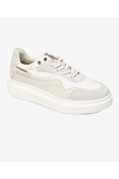 Greyder Kadın Beyaz Hakiki Deri Sneaker Ayakkabı 4Y2SA33271