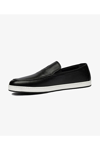 Greyder Erkek Siyah Hakiki Deri Loafer Ayakkabı 4Y1CA63479