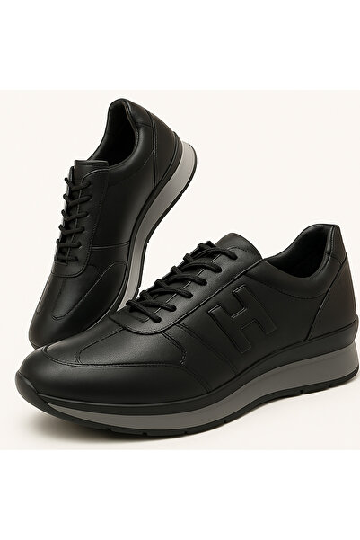 Growish Gr0097 Hakiki H Kabartma Armalı Hafif Poli Taban Ortopedik Sneakers Erkek Ayakkabı
