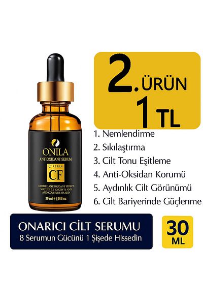 Onila Anti-Blemish Vitamin C Serum – 12% Pure Ascorbic Acid + Ferulic – Vegan Formula – 2Nd. Product 1 Tl