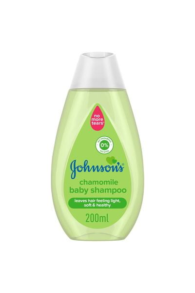 Johnson & Johnson شامبو جونسون للأطفال بالبابونج 200 مل، منظف لطيف مع البابون...