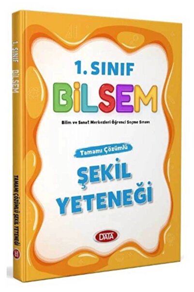 Data Yayınları 1. Sınıf Bilsem Tamamı Çözümlü Şekil Yeteneği Data Yayınları