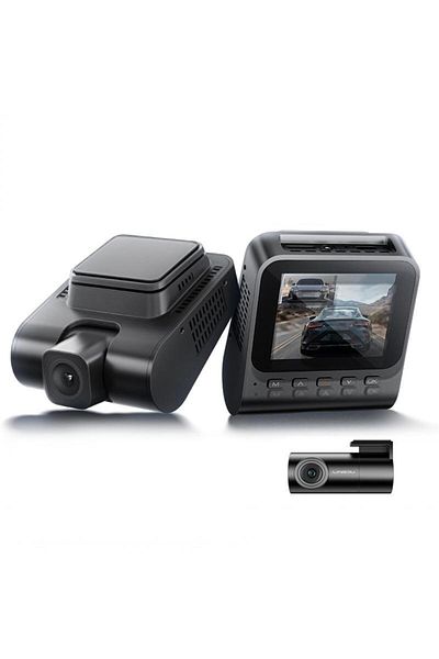Generic V630 Dual-len Dash Cam with Night Vision, Wide Angle, ADAS Warning, 4K+1080P*2, 2.4-inch Screen, DVR