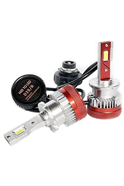 divendi-ro Set de 2 becuri LED D2S, D2R Canbus, 90W, 5600Lm, 10000K, lumină a...