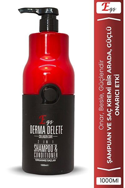 Egş DERMA delete DERMADELETE COLLAGEN ŞAMPUAN YIPRANMIŞ ve BOYALI SAÇLARA