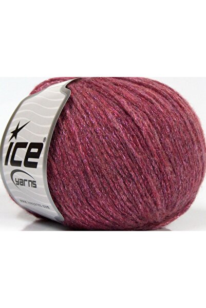 Ice yarns 8x50 جرام. نسيج نايت ستار: فيسكوز، صوف، أكريليك، لامع معدني وردي، ل...