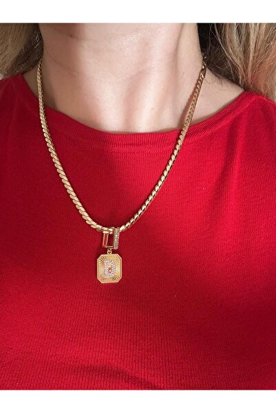 SELISYAJEWELRY Charm Taşlı D Harfi